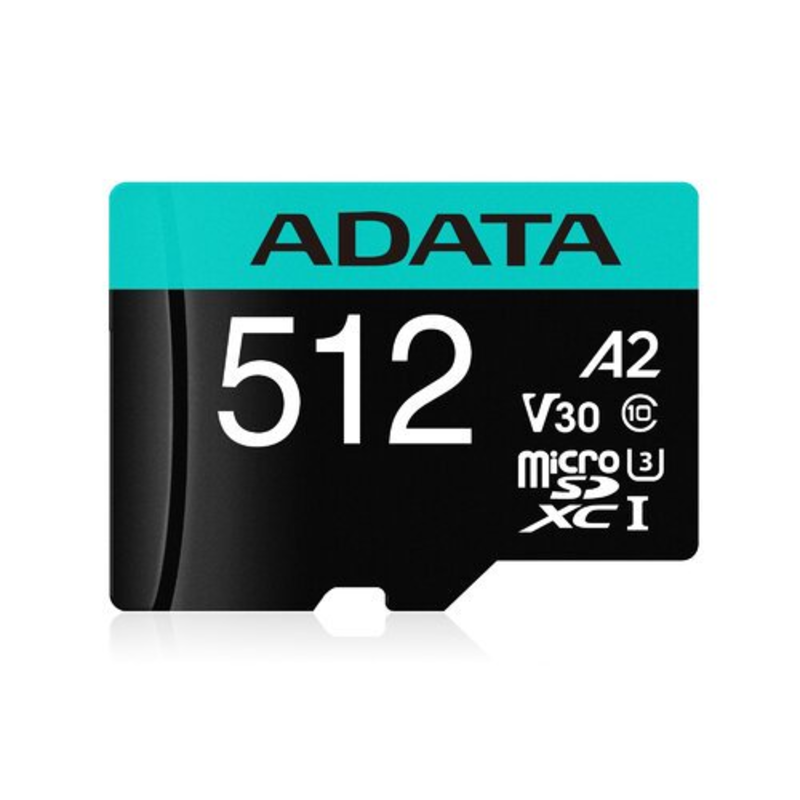 MEM MICROSDXC ADATA 512GB UHS-I U3 V30S A2 C/A AUSDX512GUI3V30SA2-RA1