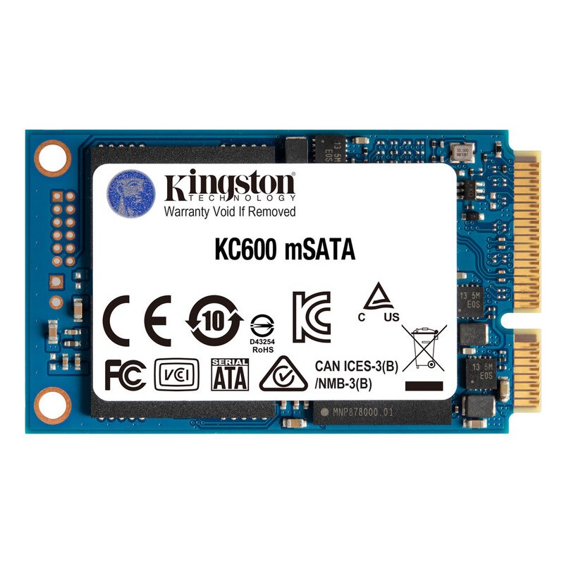 UNIDAD SSD KINGSTON SKC600 MSATA 1024GB SATA3 550R/520W(SKC600MS/1024G