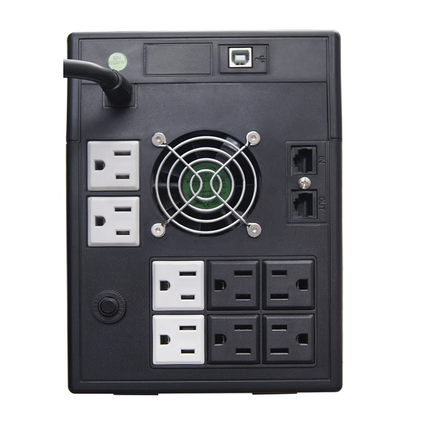 NO BREAK/UPS VICA 2200VA/1200W 10 TOMAS, RJ11/45 PANTALLA LCD (S 2200)