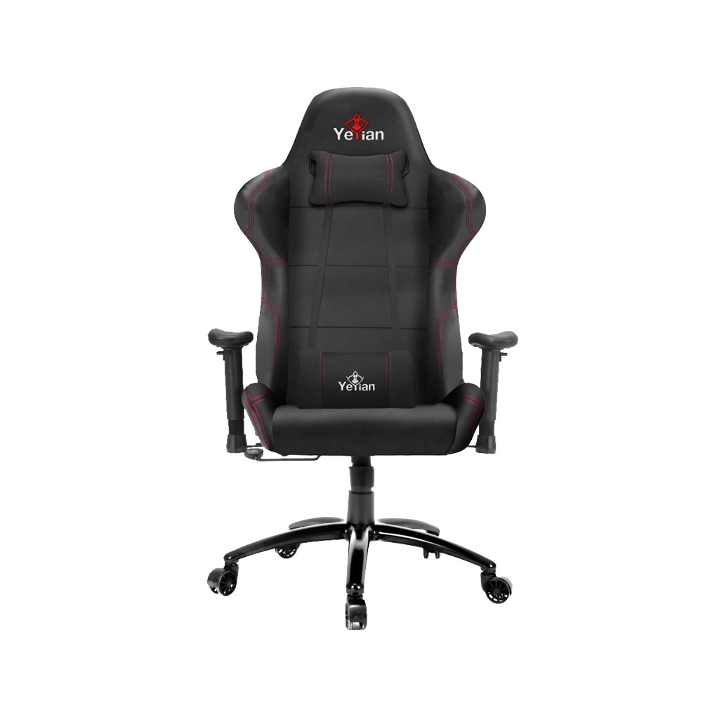 SILLA GAMER YEYIAN YFC-GCEF-01-RD WINDALF S2500, NYLON, ROJA/NEG 150KG