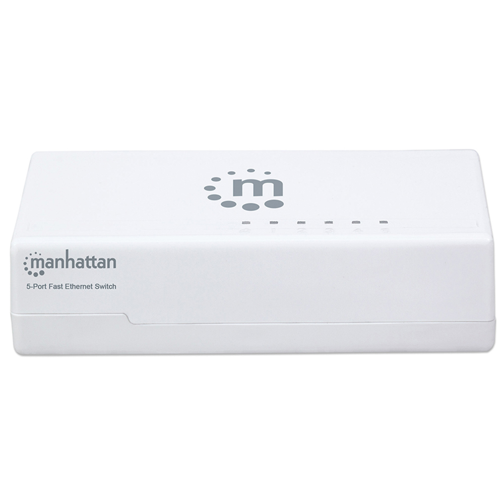 SWITCH ETHERNET MANHATTAN 5 PTOS BLANCO MH 560672