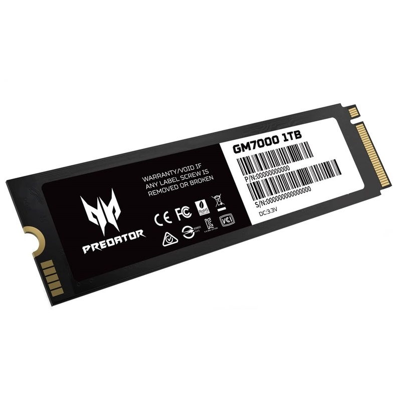 UNIDAD SSD PREDATOR GM7000 1TB M.2 NVME GEN4X4 7400MB/S (BL.9BWWR.105)