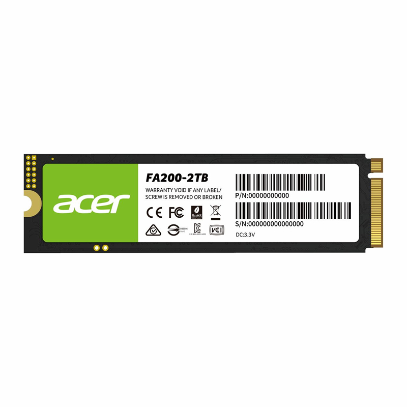 UNIDAD SSD ACER FA200 2TB M.2 NVME GEN4 7200MB/S (BL.9BWWA.125)