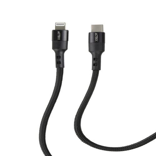 CABLE ACTECK USB-C -LIGHTNING LINX PLUS CL420 C. RAPIDA 1MT AC-934862