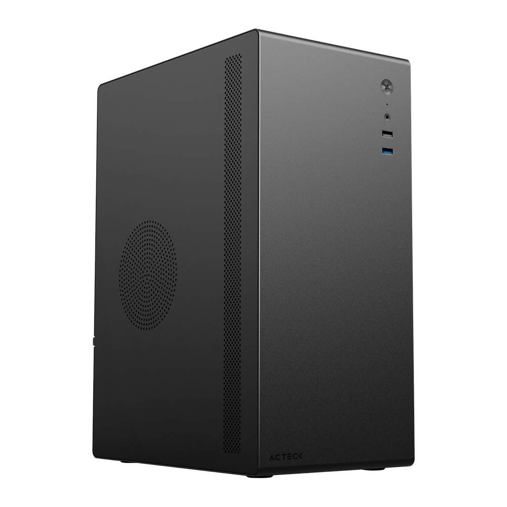 GABINETE ACTECK MINI TORRE NEUSS GI707/450W/USB 2.0/USB 3.0 /NEGRO (AC-936019)