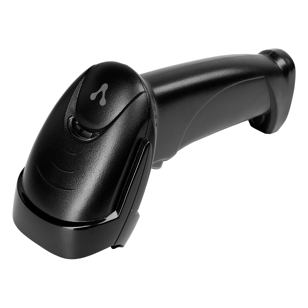 LECTOR DE CÓDIGO DE BARRAS VORAGO 1D USB CON BASE STAND (BCS-201)