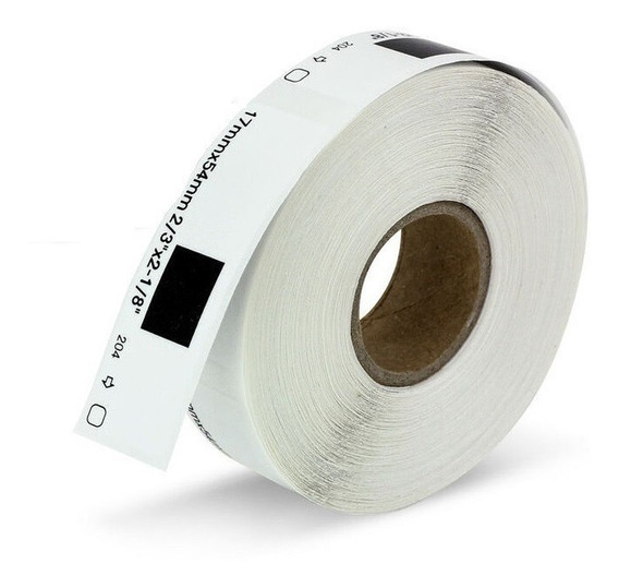 ROLLO DE ETIQUETA BROTHER DK1204 PRE-CORTADA17" X 543MM DK1204