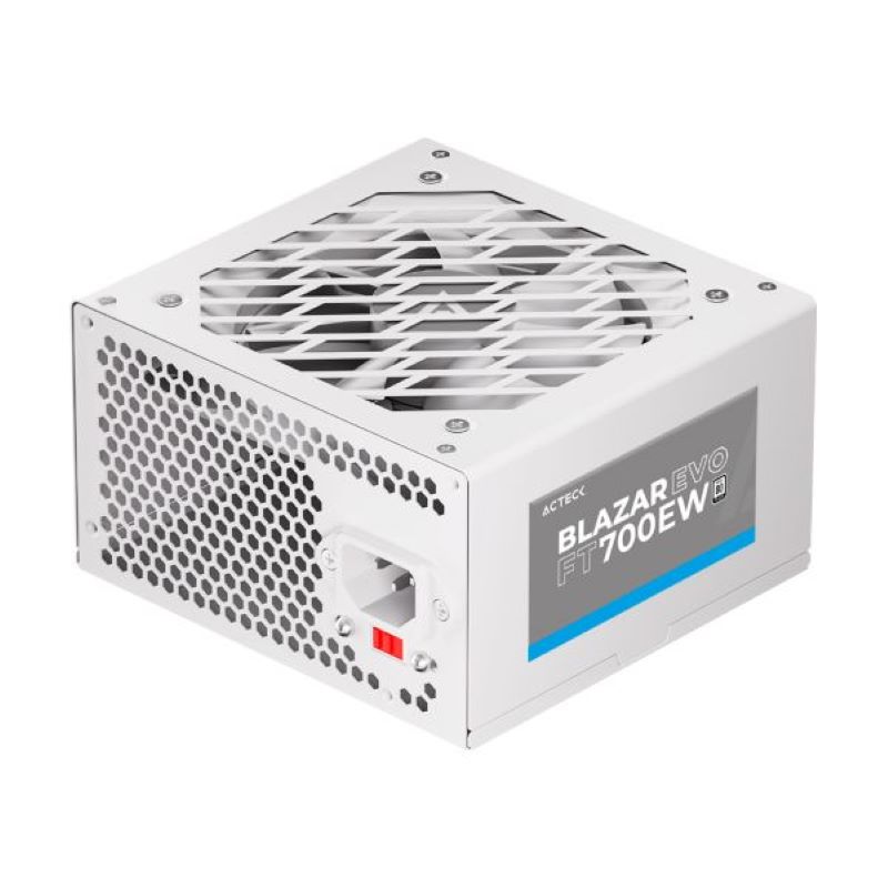FUENTE DE PODER BLAZAR EVO FT700EW ATX 700W 1X20+4 PIN 2XMOLEX BLANCO