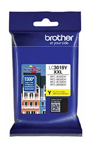 CARTUCHO BROTHER LC3019Y AMARILLO 1500 PAGINAS APORX ALTO RENDIMIENTO PARA MF LC3019Y