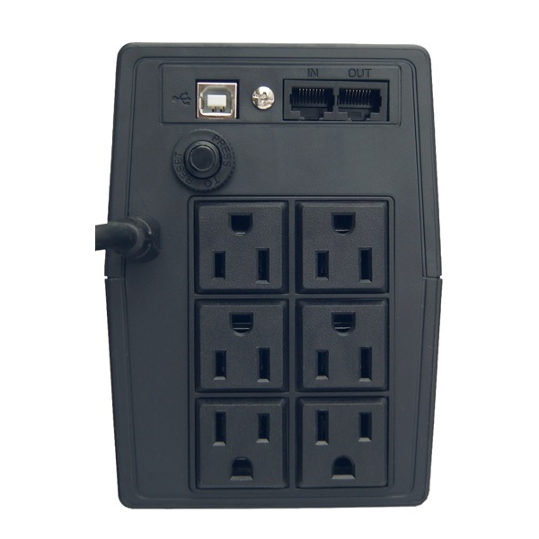 NO BREAK/UPS VICA 750VA/375W 6 TOMAS RJ11/45 LEDS 420 JOULES (OPTIMA750)