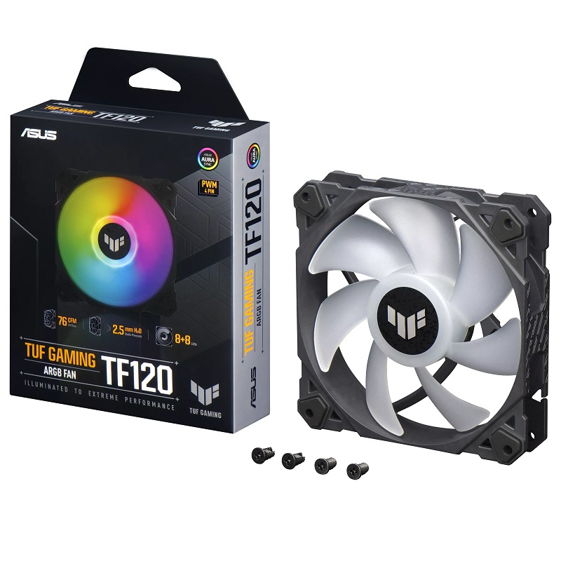 VENTILADOR ASUS TUF GAMING TF120 ARGB 120 x 120 x 25 MM