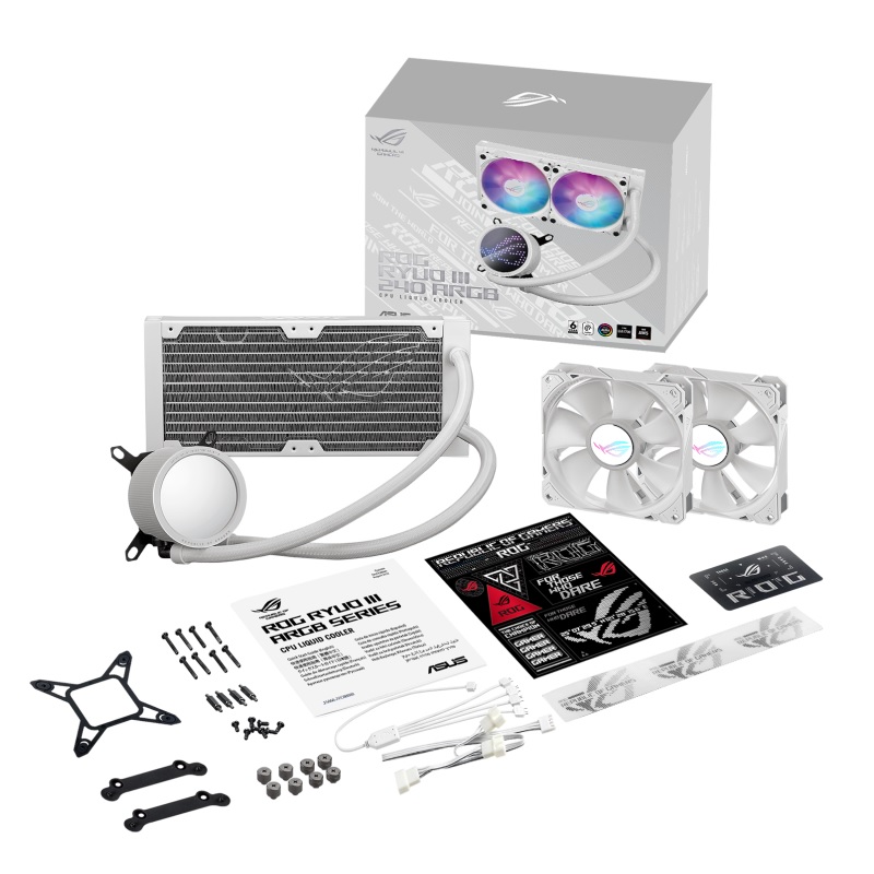 ENFRIAMIENTO LIQUIDO ASUS ROG RYUO III 240 ARGB WHT WHITE EDITION