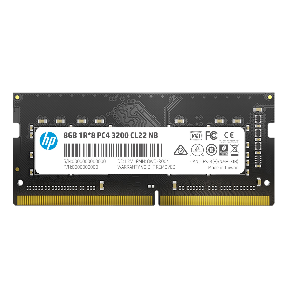 MEMORIA DDR4 HP S1 16GB 3200MHZ CL22 SODIMM