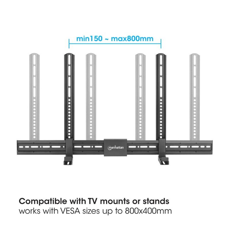 SOPORTE MANHATTAN PARA BARRA DE SONIDO EN PARED O TV (461849)