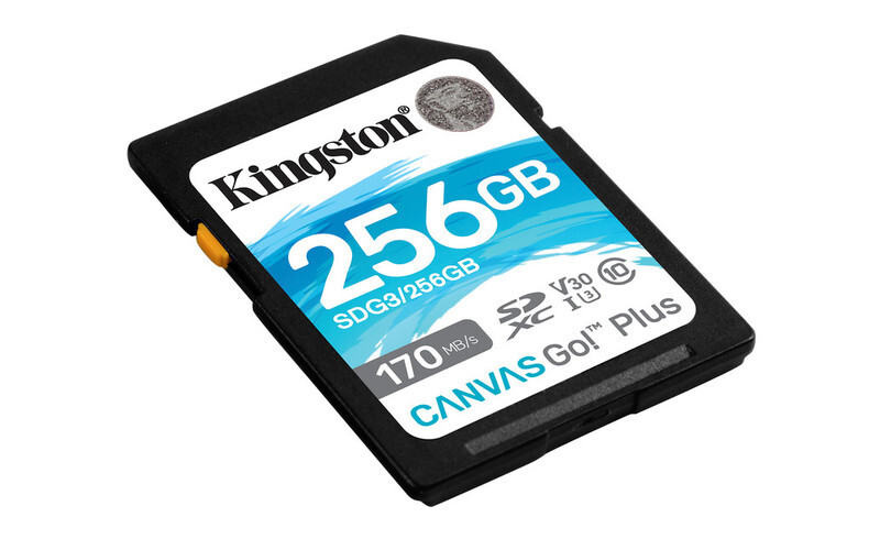 MEMORIA KINGSTON SDXC CANVAS GO! PLUS 170RC10 UHS-I U3 V30(SDG3/256GB)