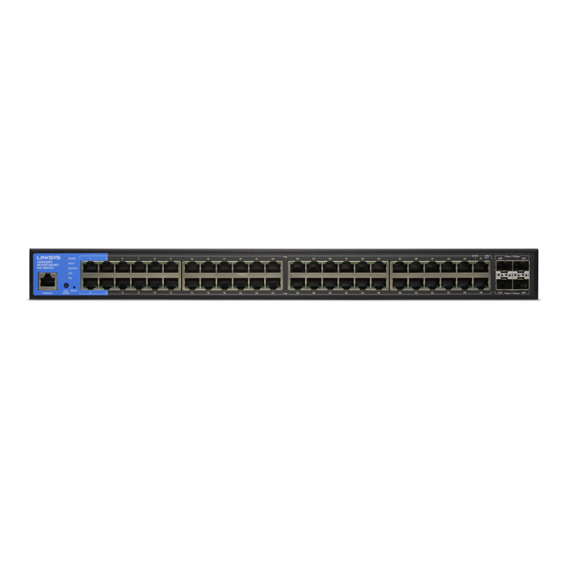 (ED) LINKSYS SWITCH 48 PTOS ADMINISTRABLE POE+GE 4 10G SFP+ 740W(LGS352MPC)