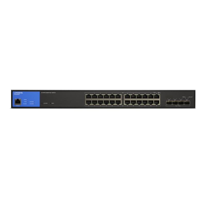 LINKSYS SWITCH 24-PTOS ADMINISTRABLE GIGABIT 4 PTOS 1G SFP+ (LGS328PC)