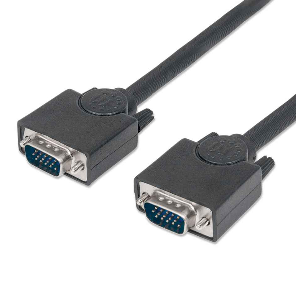 CABLE MONITOR SVGA MANHATTAN 8MM HD15M-M  1.8M 311731