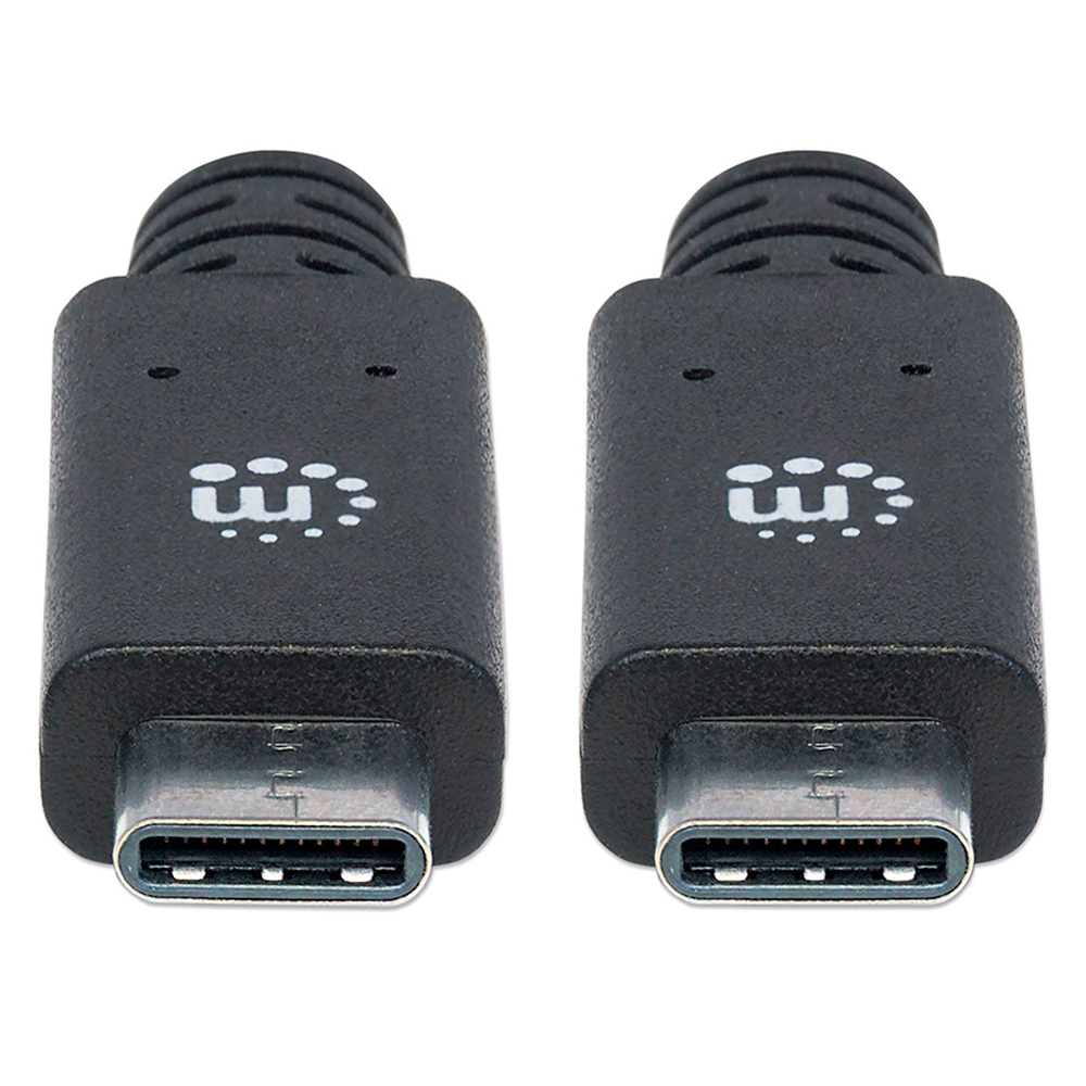 CABLE USB TIPO C 3.1 SUPER VELOCIDAD M-M 1M MANHATTAN 355223