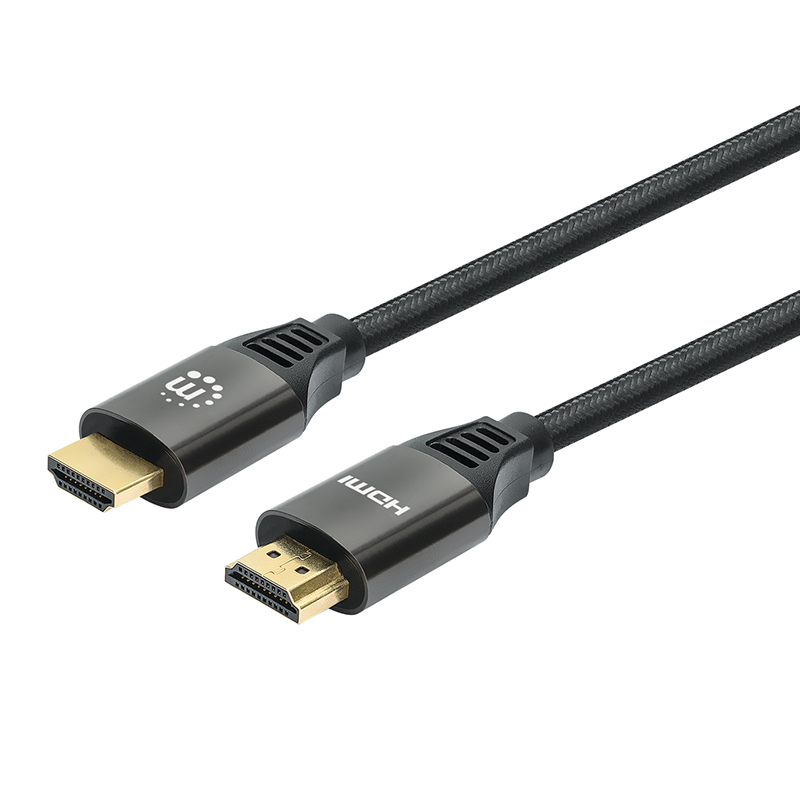 CABLE HDMI MANHATTAN 2.1 TEXTIL M-M 2.0M, 8K@60HZ, 355940