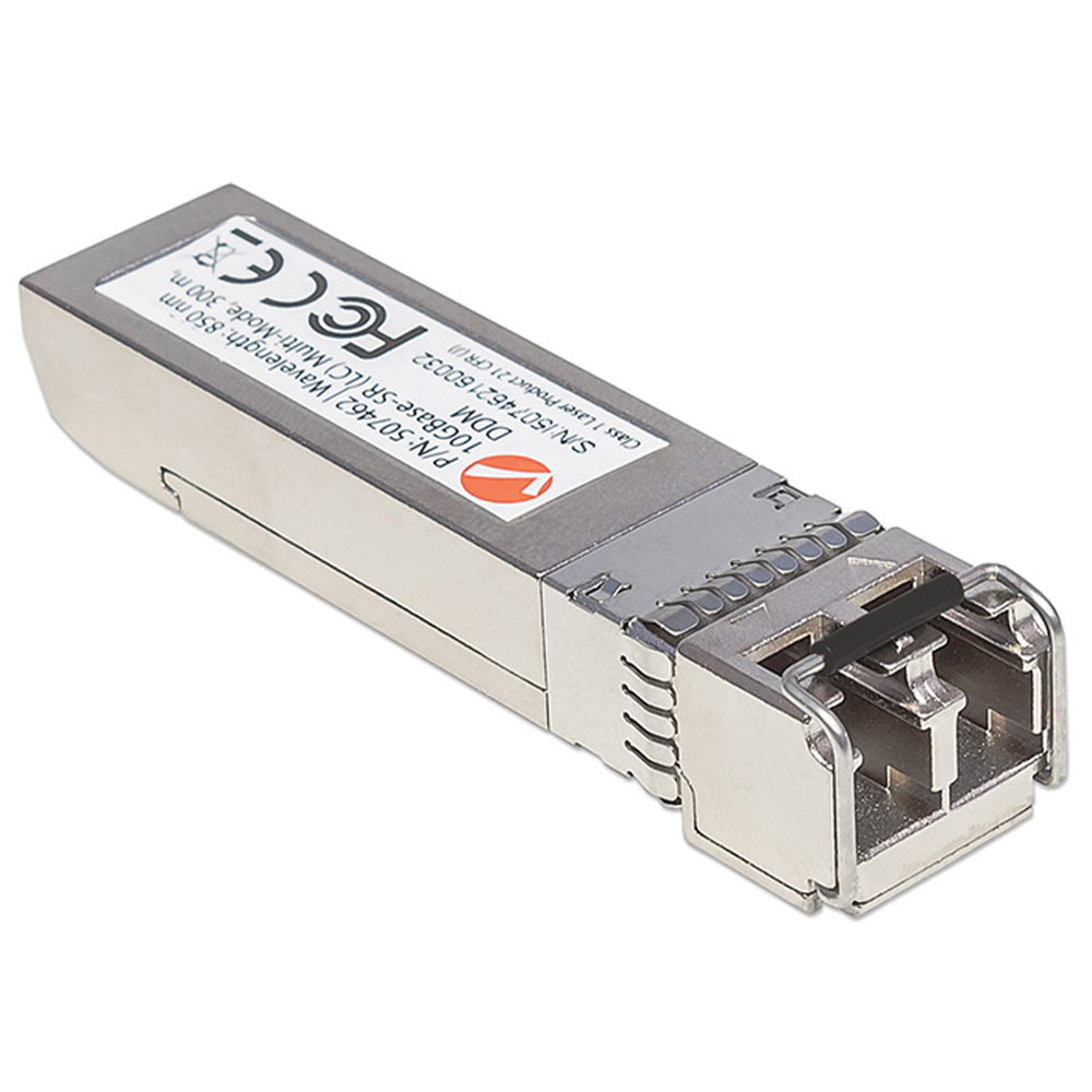 MODULO TRANSCEPTOR INTELLINET SFP+ 10 GIGABIT FIBRA Ã“PTICA 300M 507462