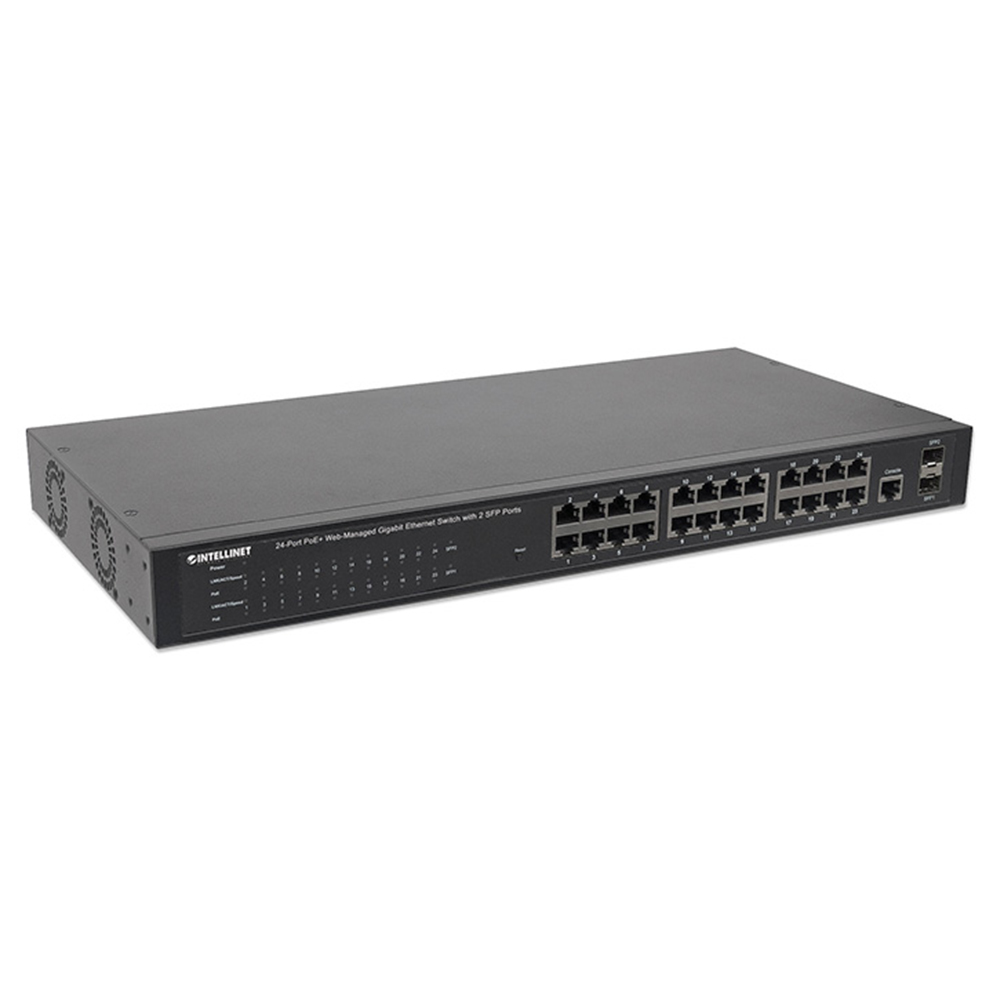 SWITCH INTELLINET ADMIN POR WEB GIGA 1000 24PTS POE+ 2PTO SFP 560559