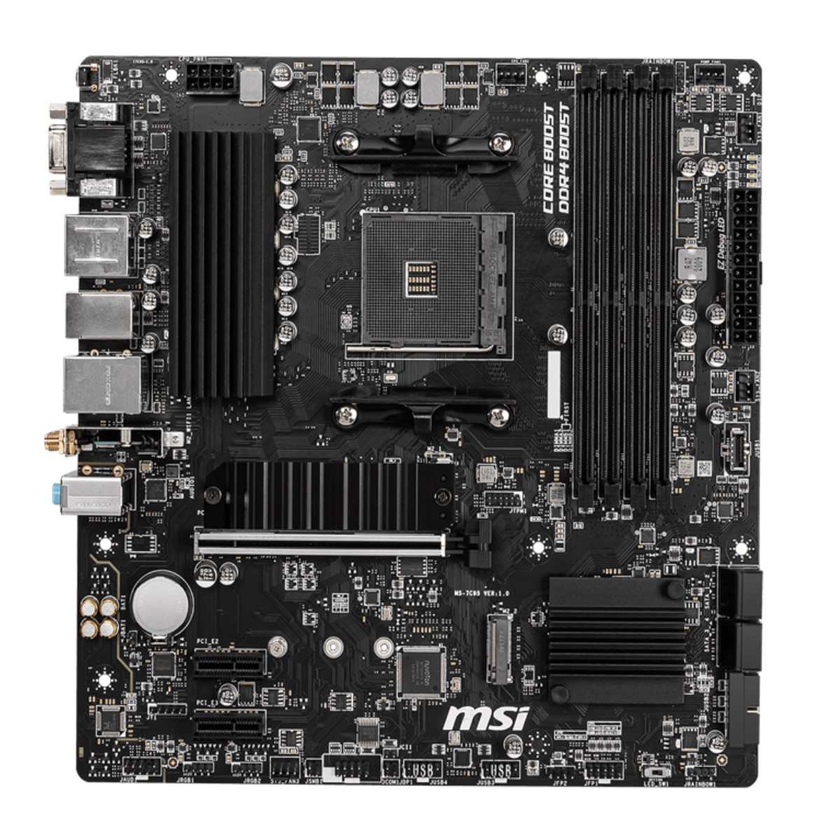 (ED) TARJETA MADRE MSI B550M PRO VDH WIFI SOC AM4 MATX HDMI, DDR4