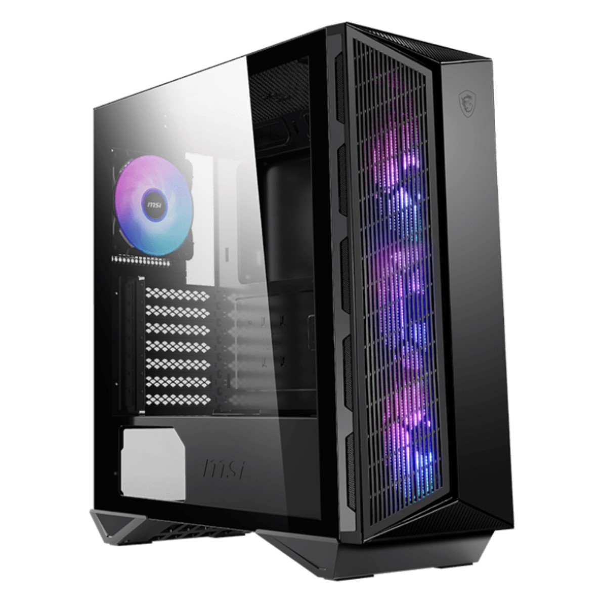 GABINETE GAMER MSI MPG GUNGNIR 111R BLACK MID TOWER 3 FAN ARGB (ED)
