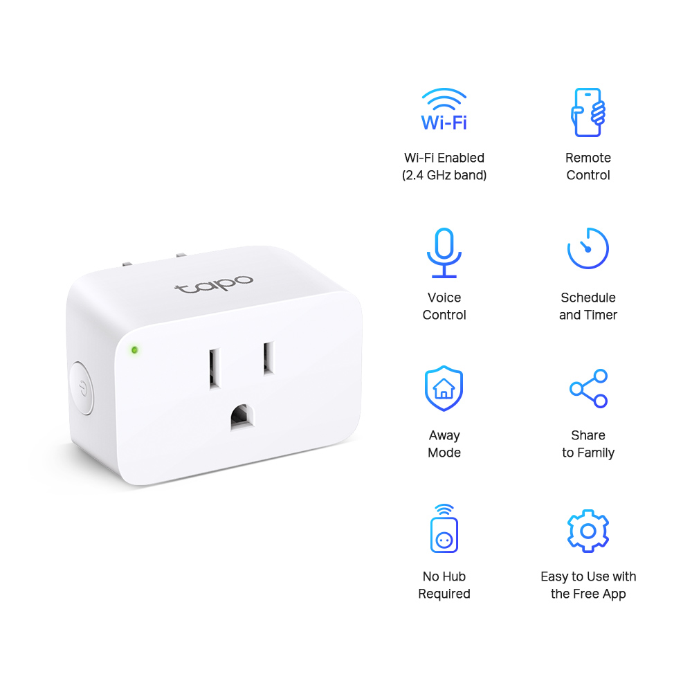 TP-LINK ADAPTADORES MINI SMART WI-FI PLUG / TAPO P105 (1 PACK)