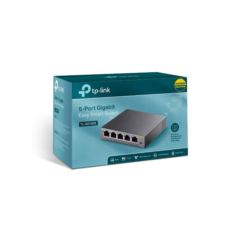 TP-LINK SWITCH PRO NO ADMINISTRADO GIGABIT DE 5 PUERTOS / TL-SG105E V3
