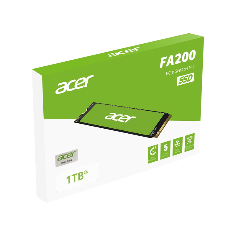 UNIDAD SSD ACER FA200 1TB M.2 NVME GEN4 7200MB/S (BL.9BWWA.124)