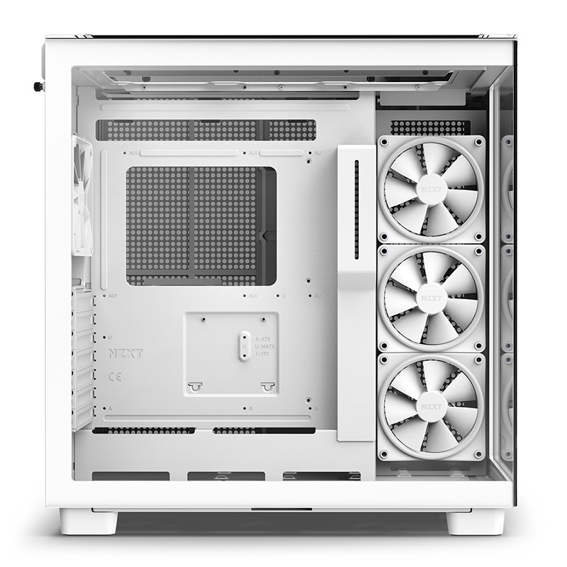GABINETE NZXT H9 ELITE MID-ITX/MICROATX/ATX 3V F120RGB WH CM-H91EW-01