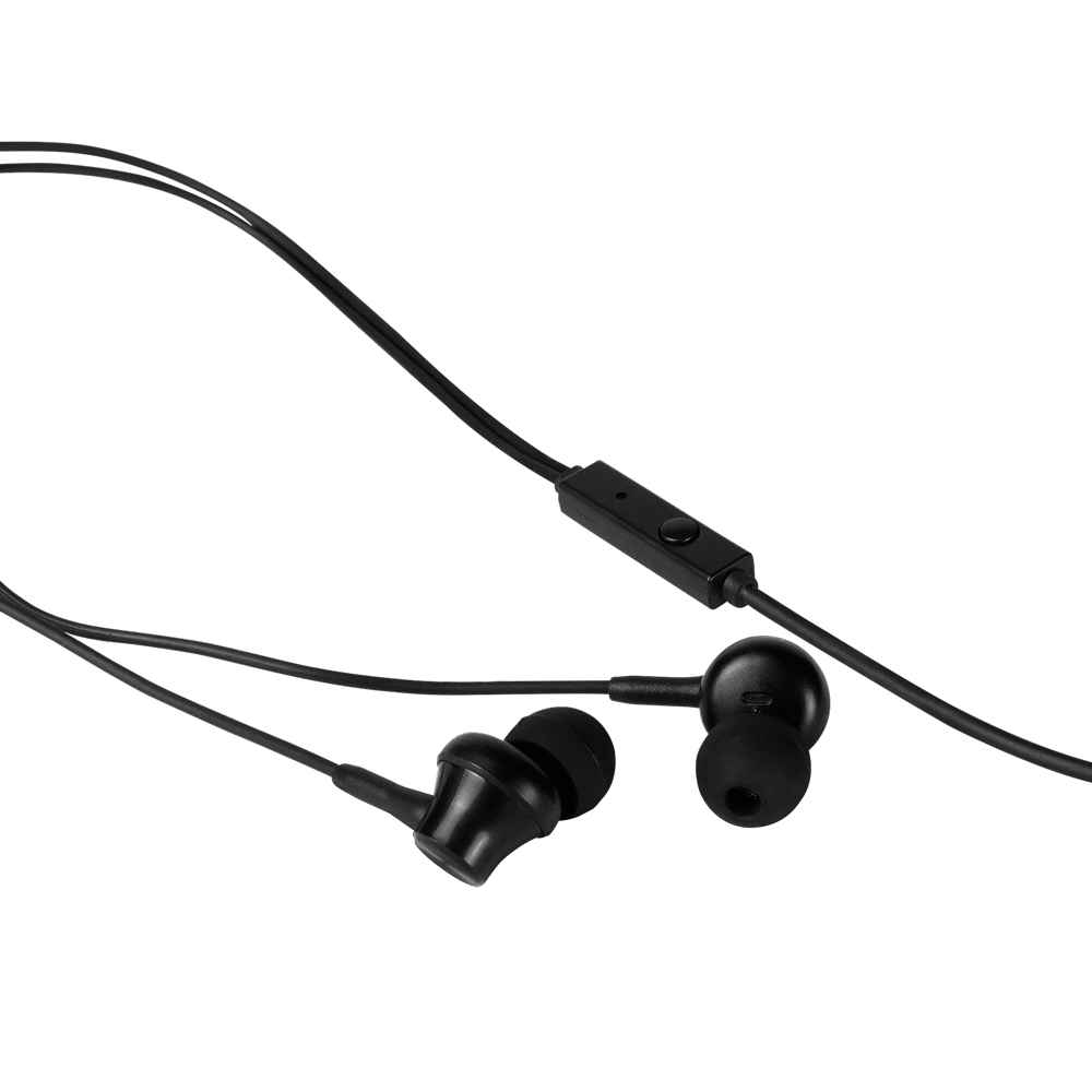 AUDIFONOS VORAGO 3.5MM MANOS LIBRES SET DE ALMOHADILLAS NEGRO EP-104