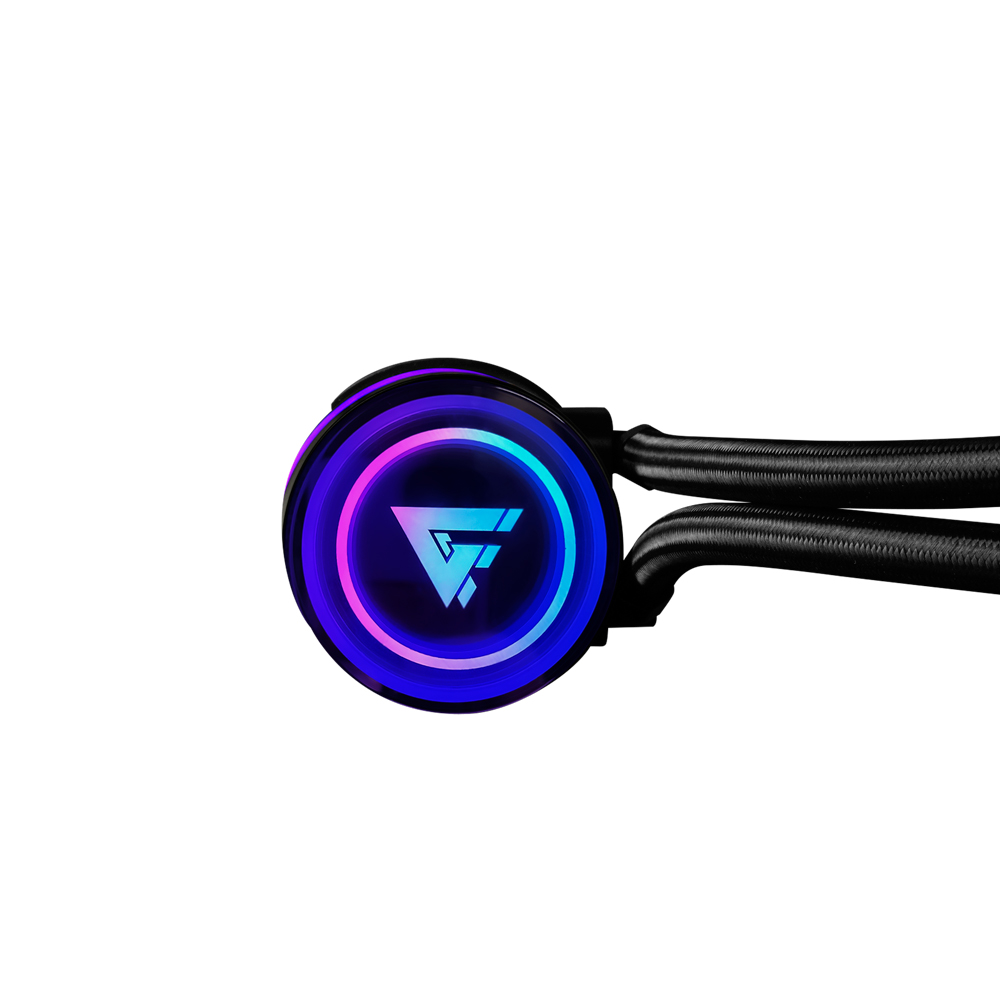 ENFRIAMIENTO LIQUIDO GAME FACTOR 360mm, RGB, 3X120mm, NEGRO LQG700-BK