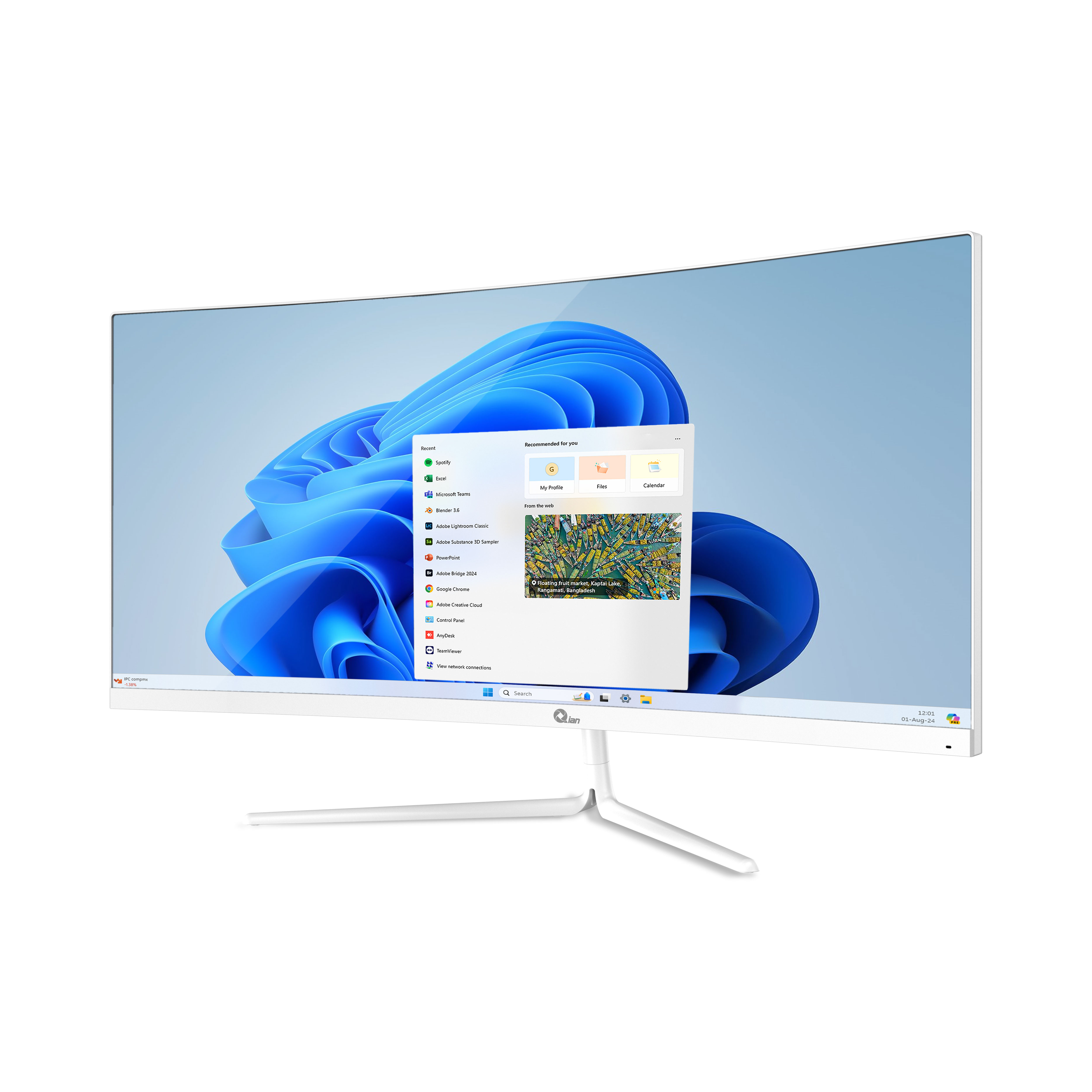 Qian 30" Ultra Wide FHD 1080P Curved Office Monitor - SKU: QMC-VA30-01