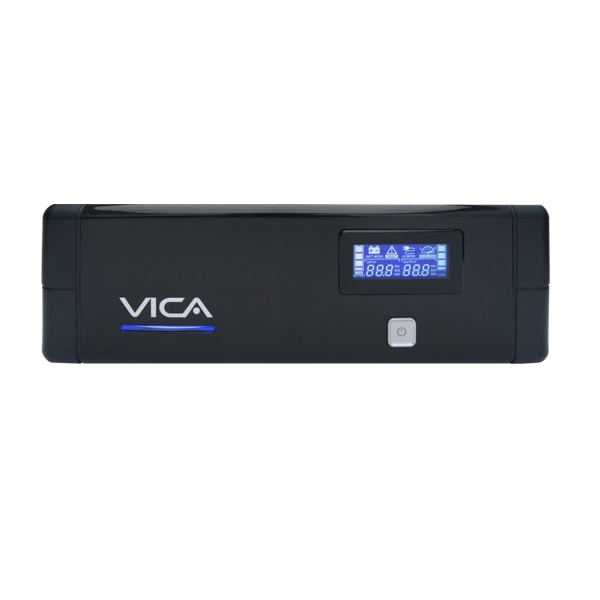 NO BREAK/UPS VICA 700VA/400W 6TOMAS, 1 PUERTO USB PANTALLA LCD (REV 700)