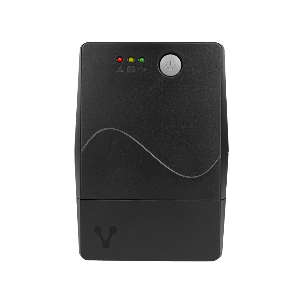NO BREAK VORAGO 1,000 VA 600W 6 CONTACTOS CON RESPALDO NEGRO UPS-400