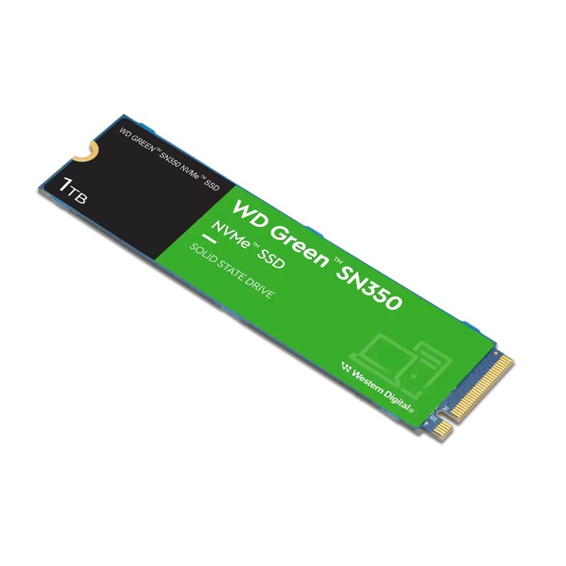 UNIDAD SSD M.2 WD SN350 1TB WDS100T2G0C GREEN PCIE NVME